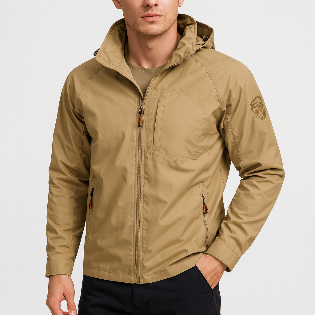 Nylon Hooded Jacket