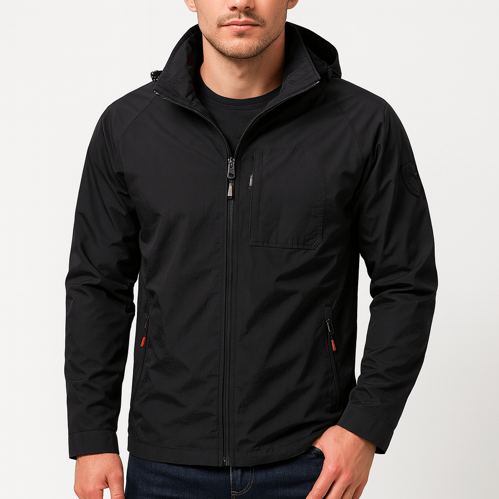 Nylon Hooded Jacket