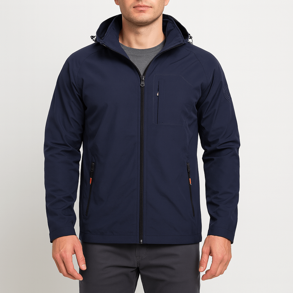 Nylon Hooded Jacket