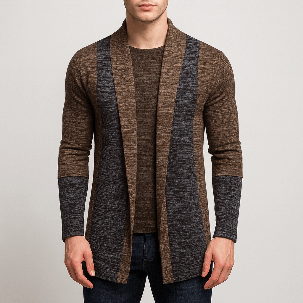 Open-Front Knit Cardigan