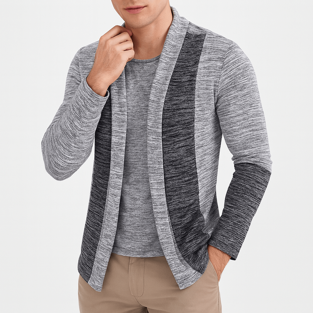 Open-Front Knit Cardigan