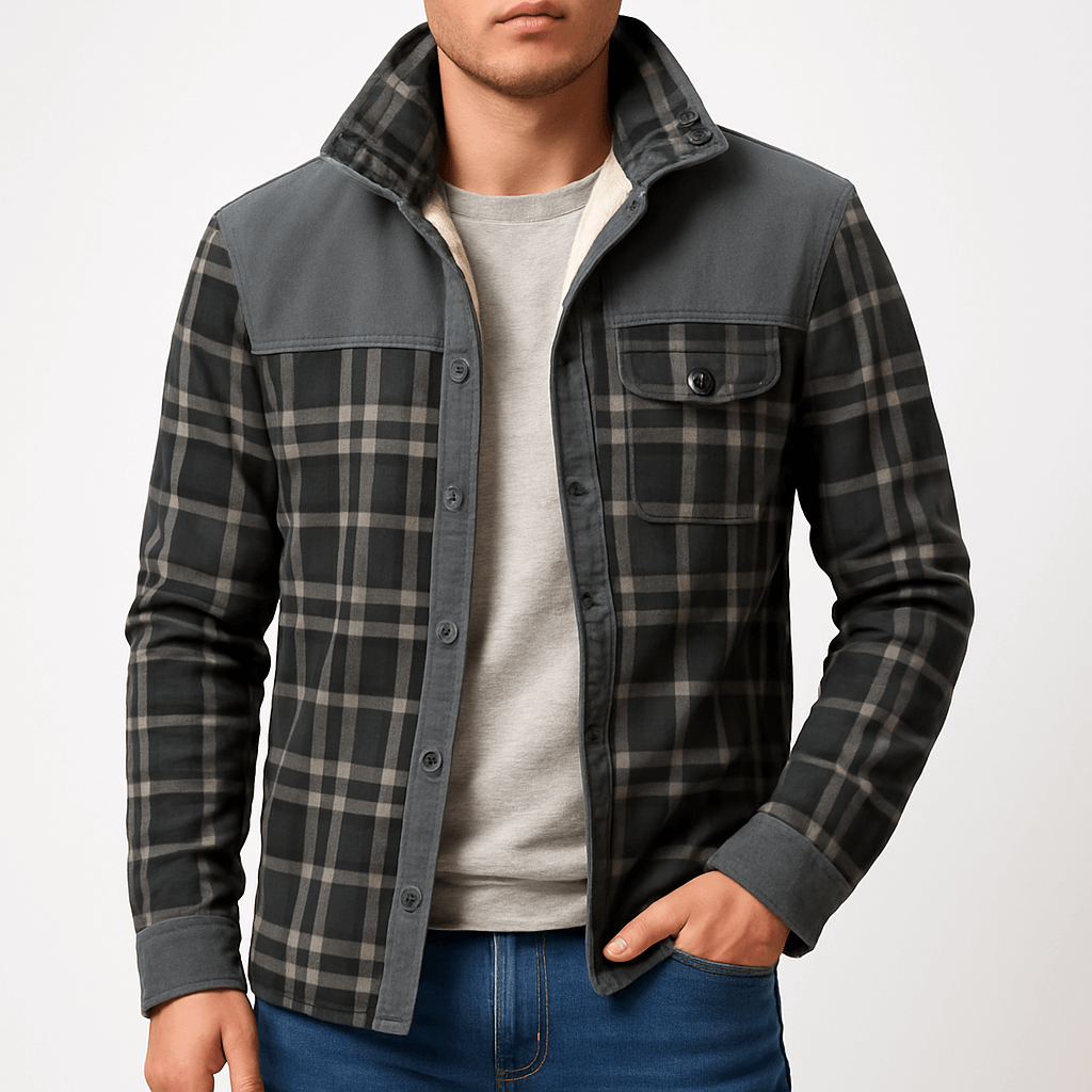 Plaid Shirt Jacket
