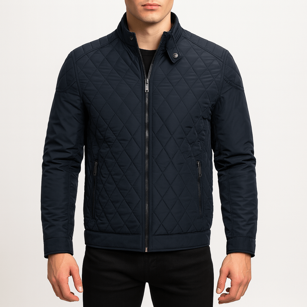 Quilted Bomber Jacket