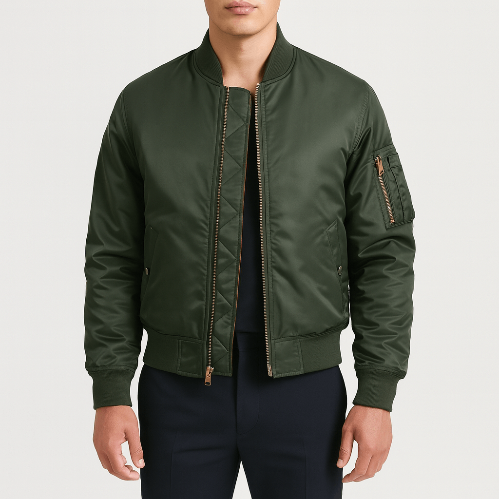 Quilted Lining Bomber