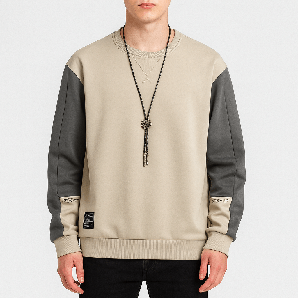 Raglan Two-Tone Sweatshirt
