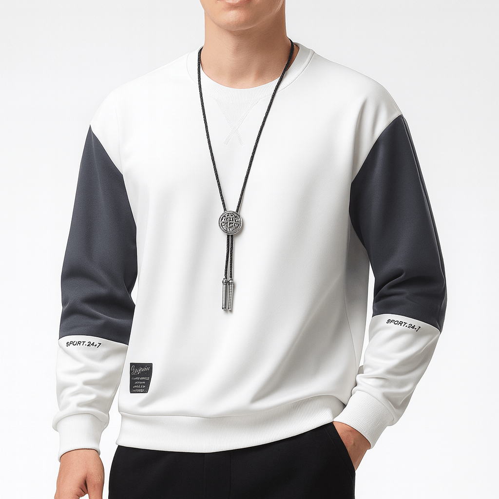 Raglan Two-Tone Sweatshirt