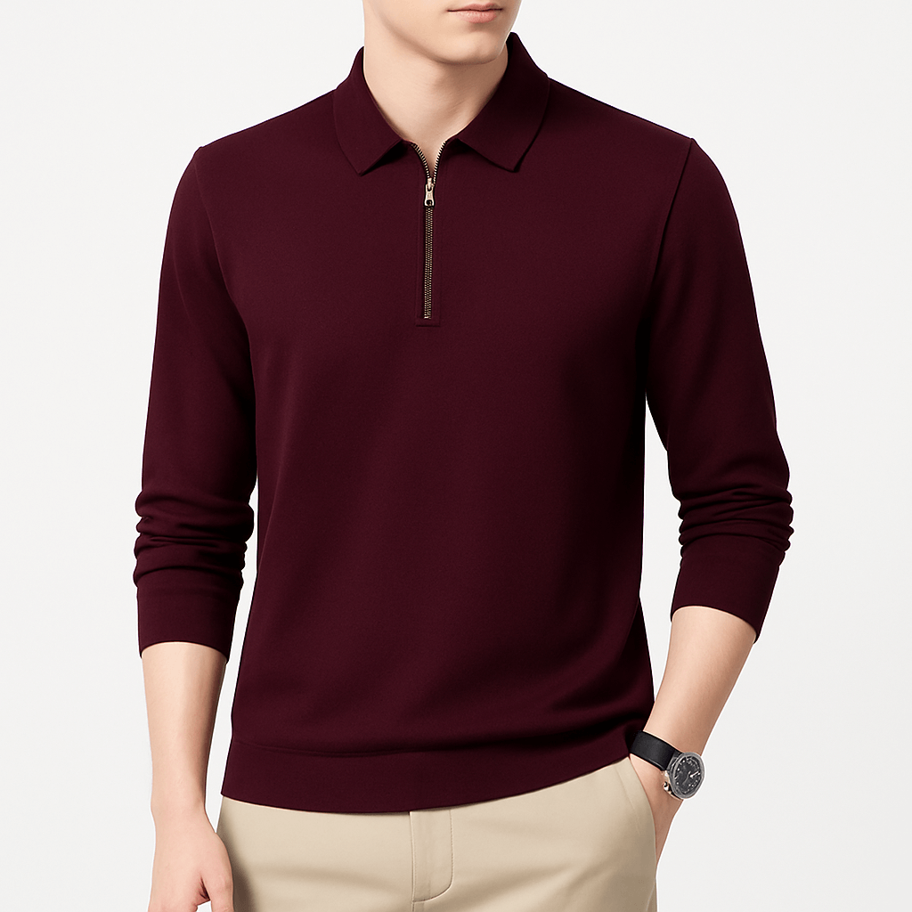 Relaxed Half-Zip Sweater
