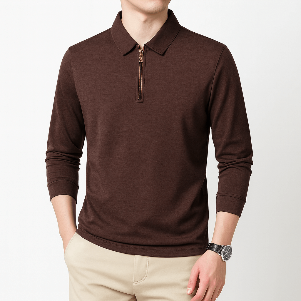 Relaxed Half-Zip Sweater
