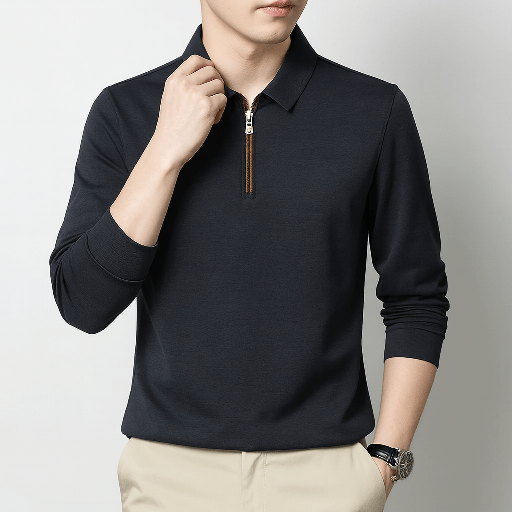 Relaxed Half-Zip Sweater