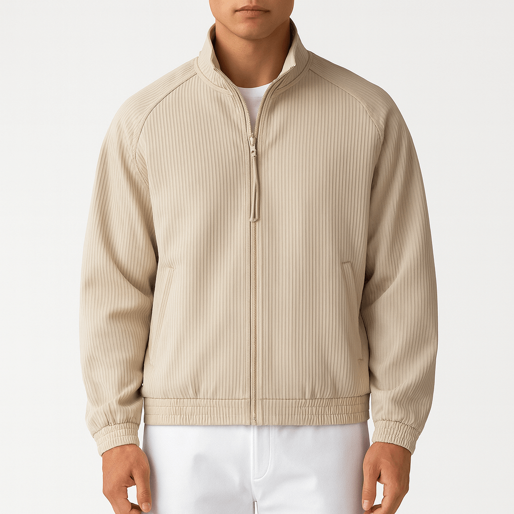 Ribbed Casual Jacket