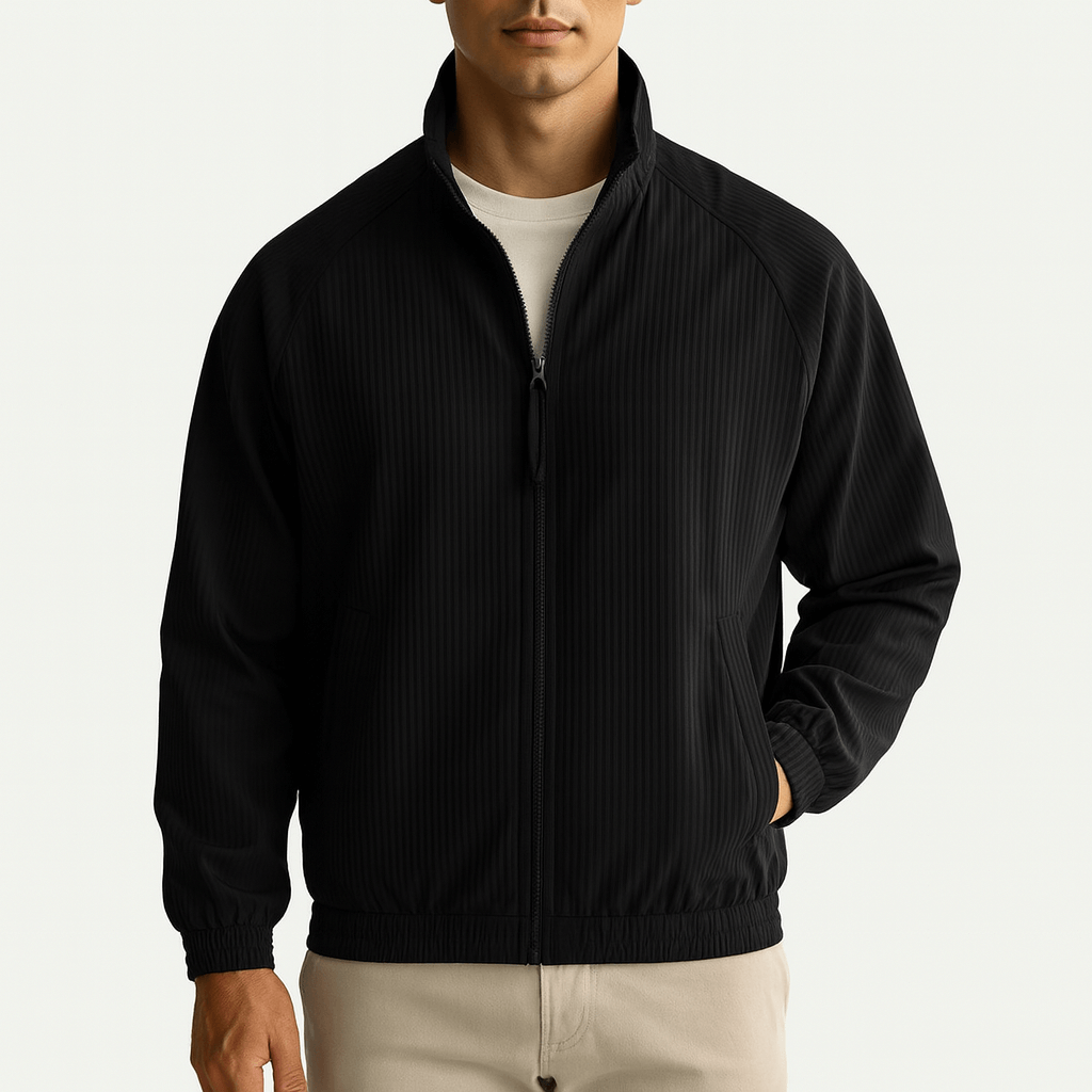 Ribbed Casual Jacket