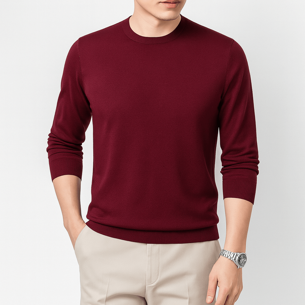 Slim Fit Crew Neck Sweater