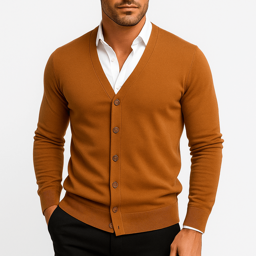 Slim V-Neck Cardigan
