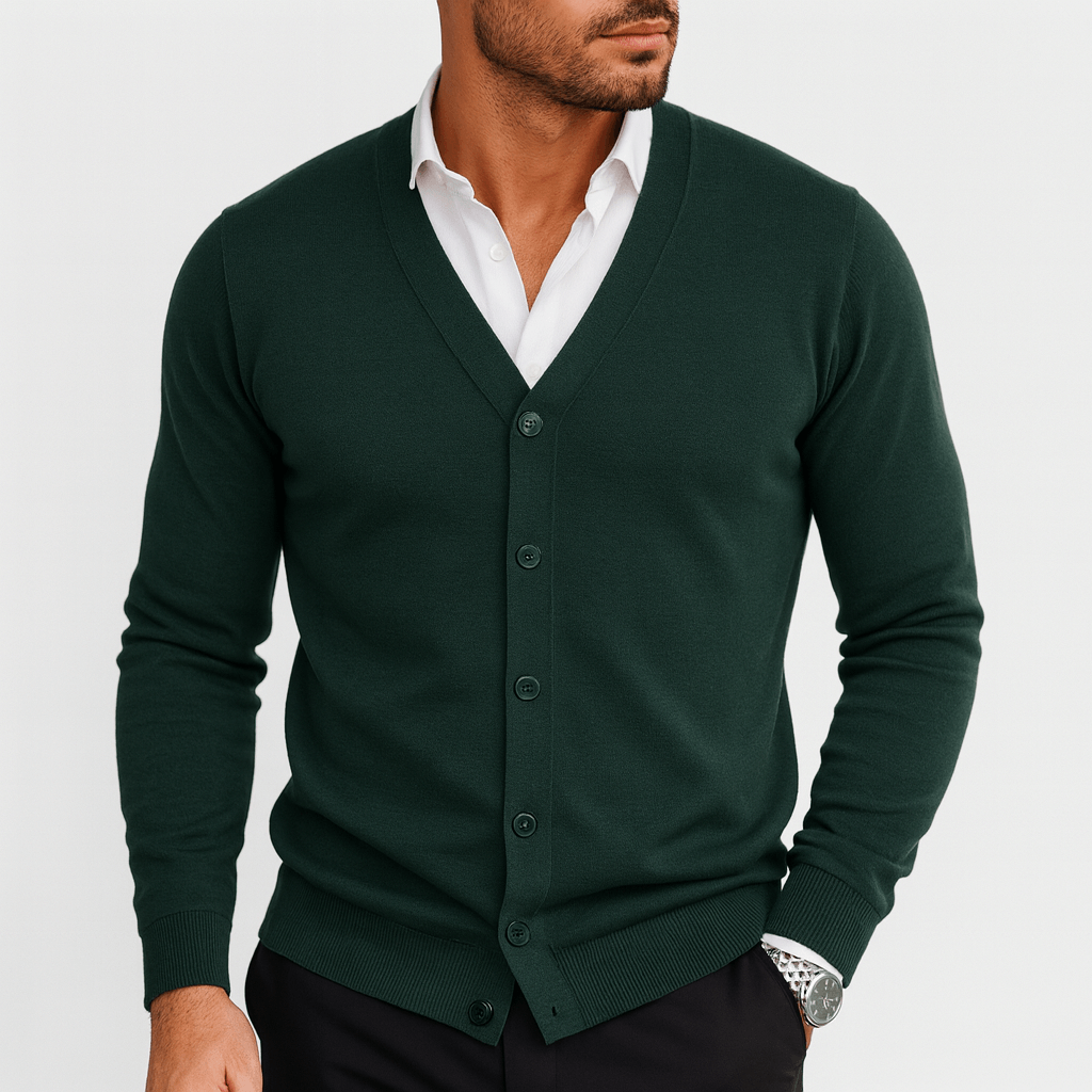 Slim V-Neck Cardigan