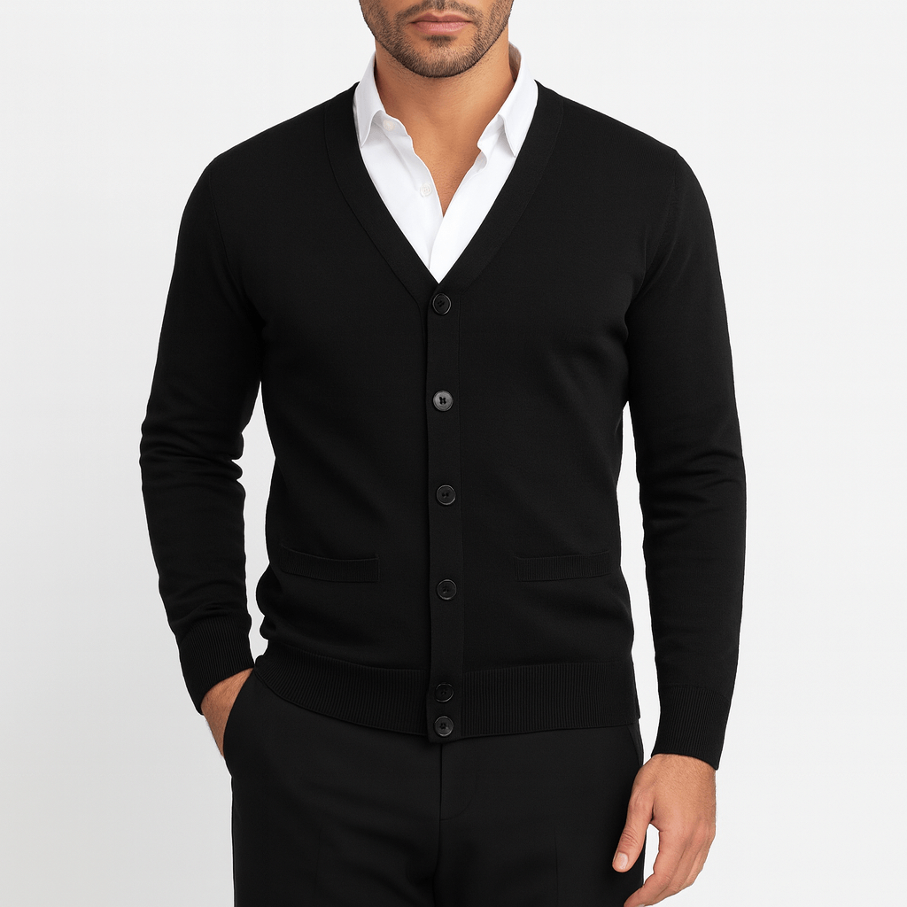 Slim V-Neck Cardigan