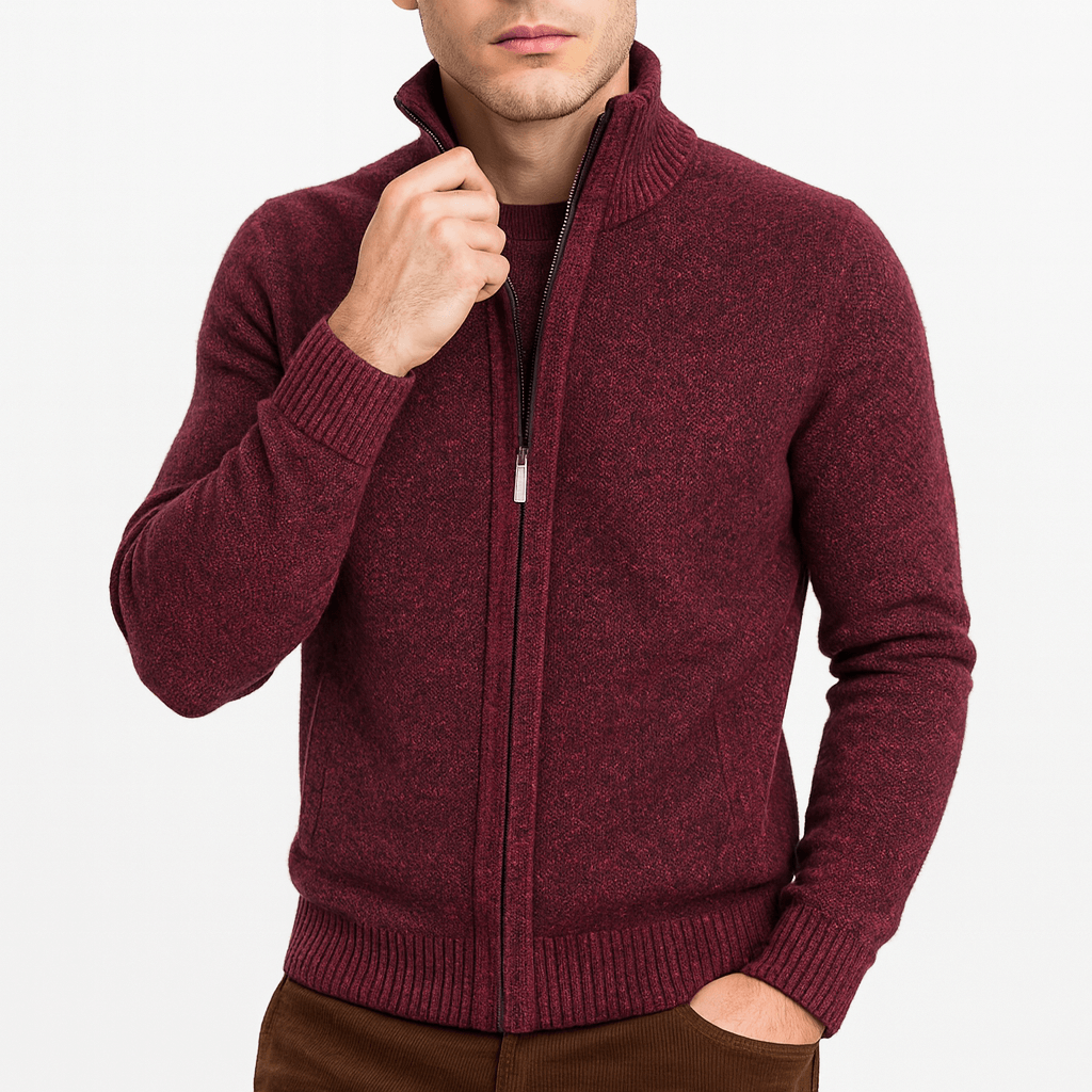 Slim Wool Cardigan
