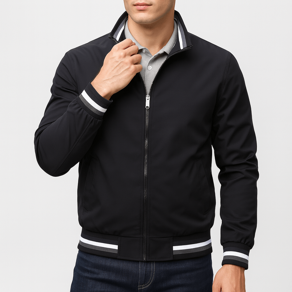 Striped Collar Bomber