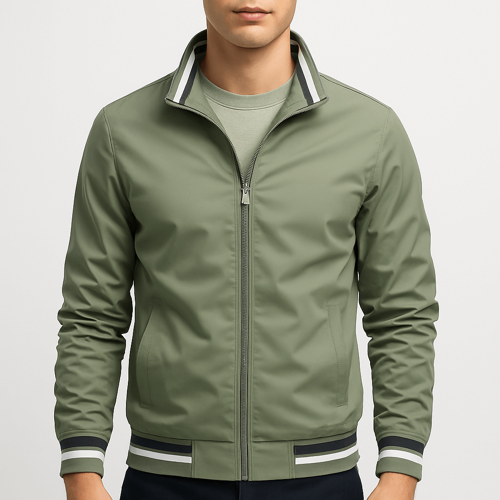 Striped Collar Bomber