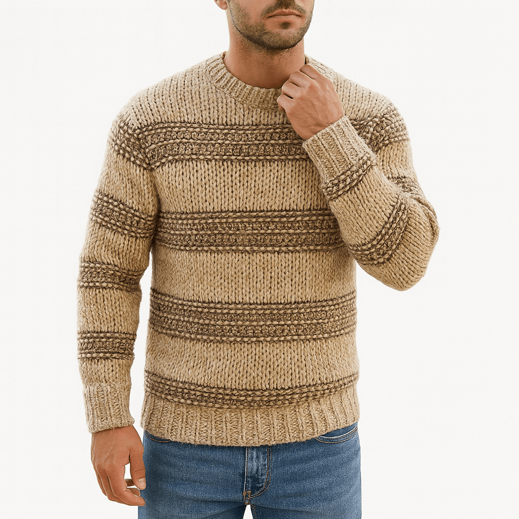 Striped Knit Sweater