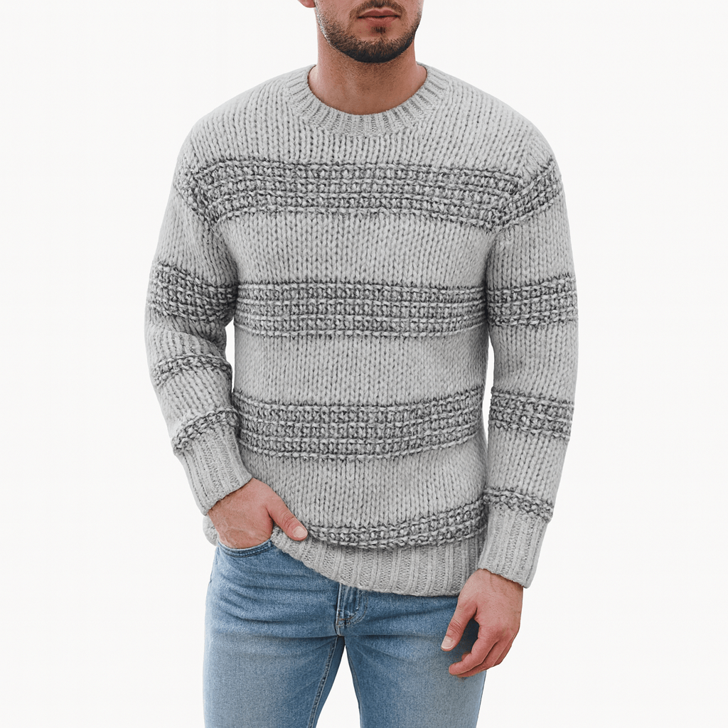 Striped Knit Sweater