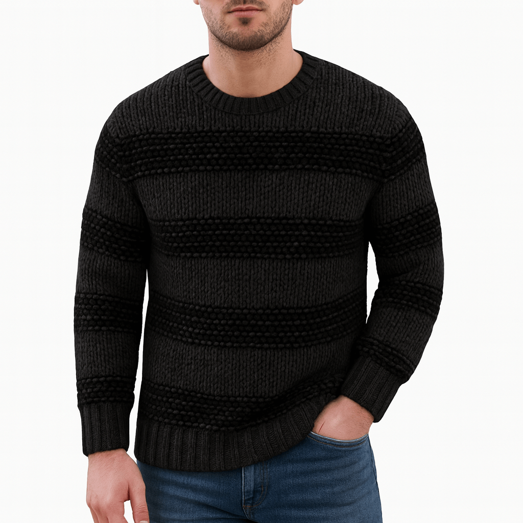 Striped Knit Sweater