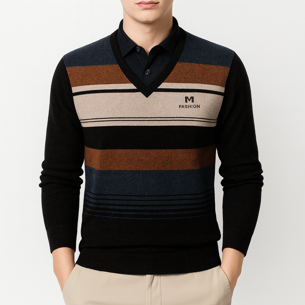 Striped Pullover Sweater