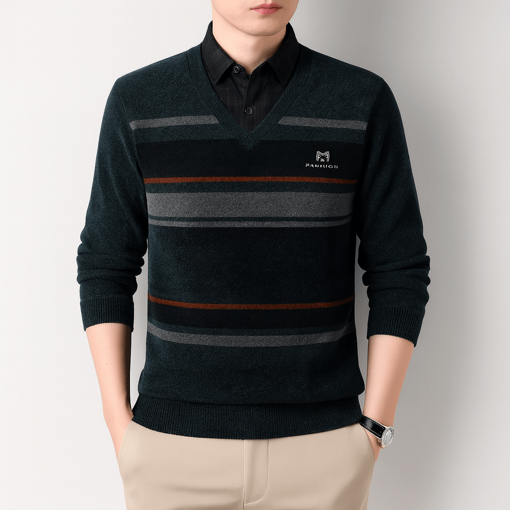 Striped Pullover Sweater