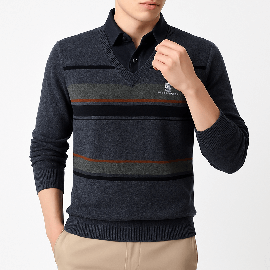 Striped Pullover Sweater