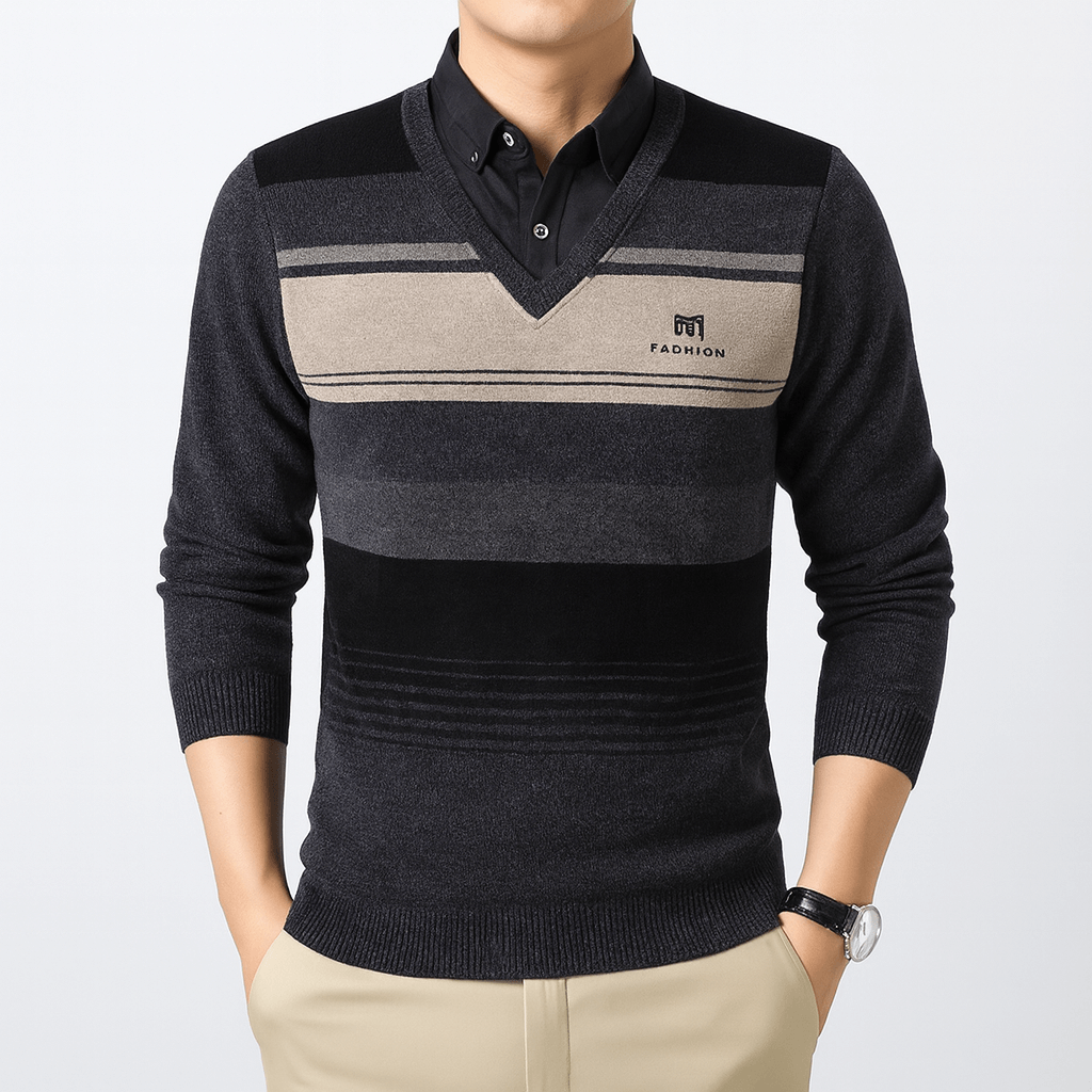 Striped Pullover Sweater