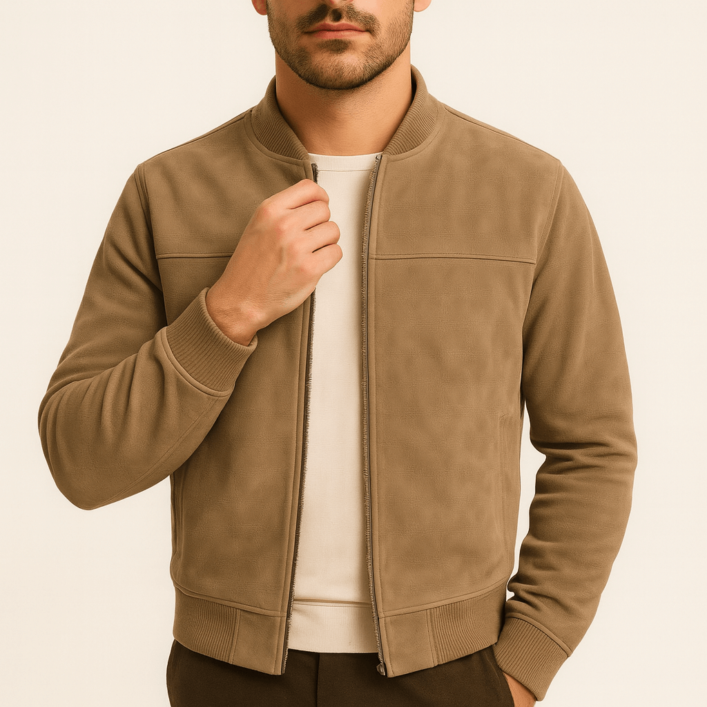 Suede Zip Jacket