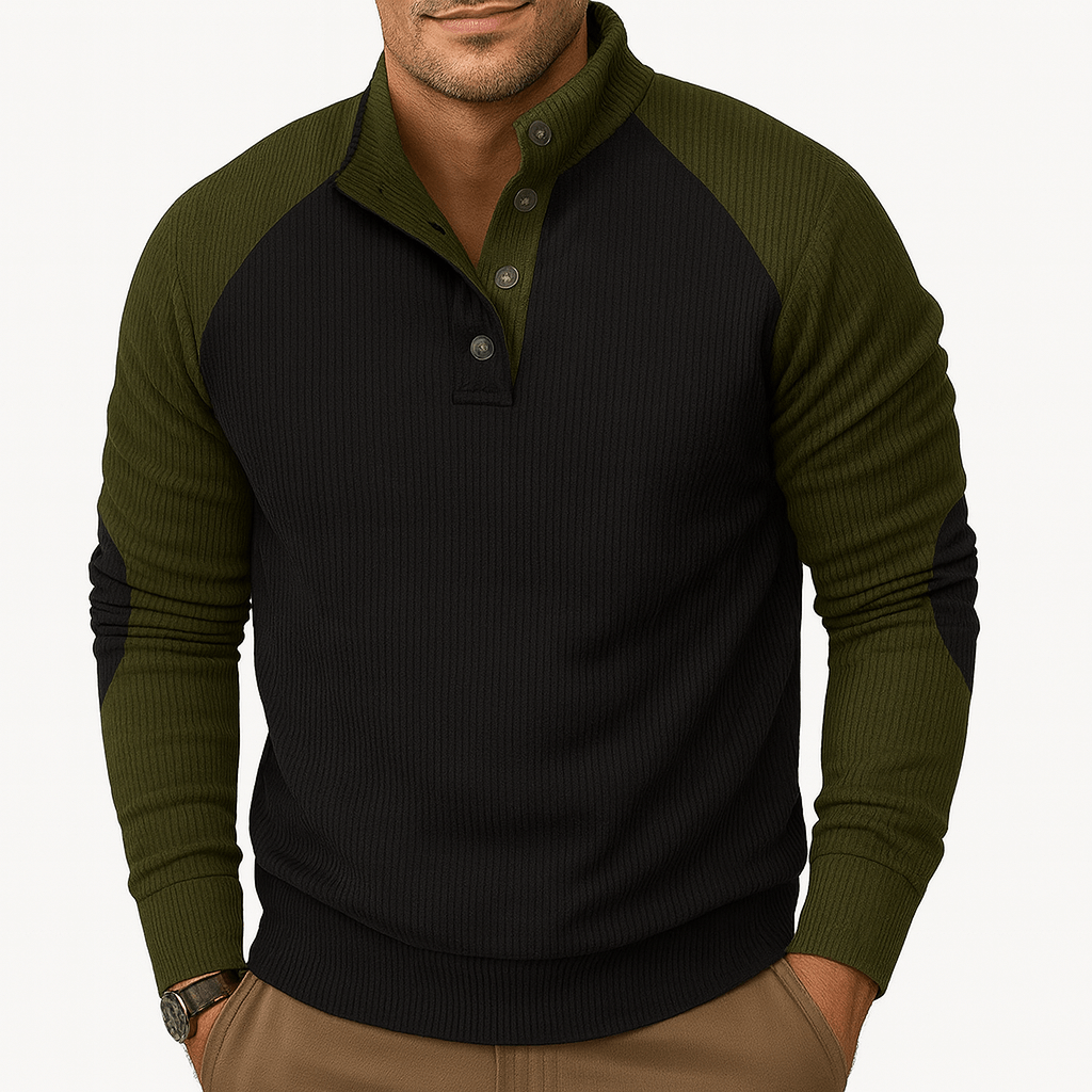 Textured Knit Sweatshirt
