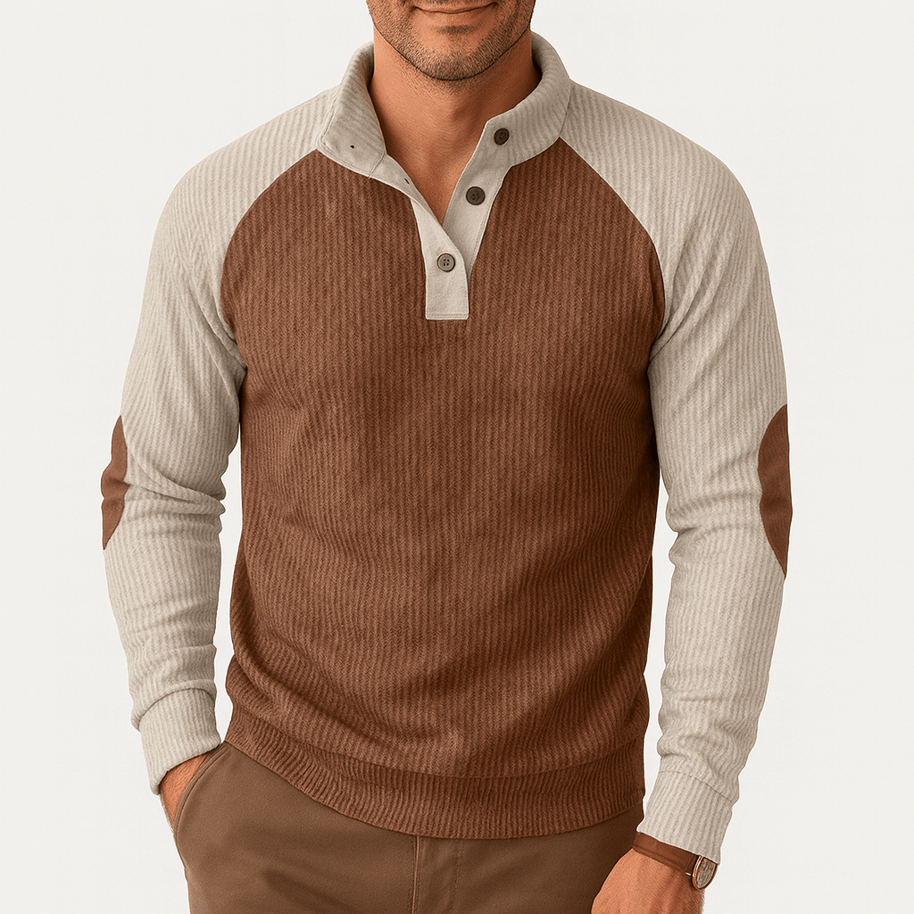 Textured Knit Sweatshirt