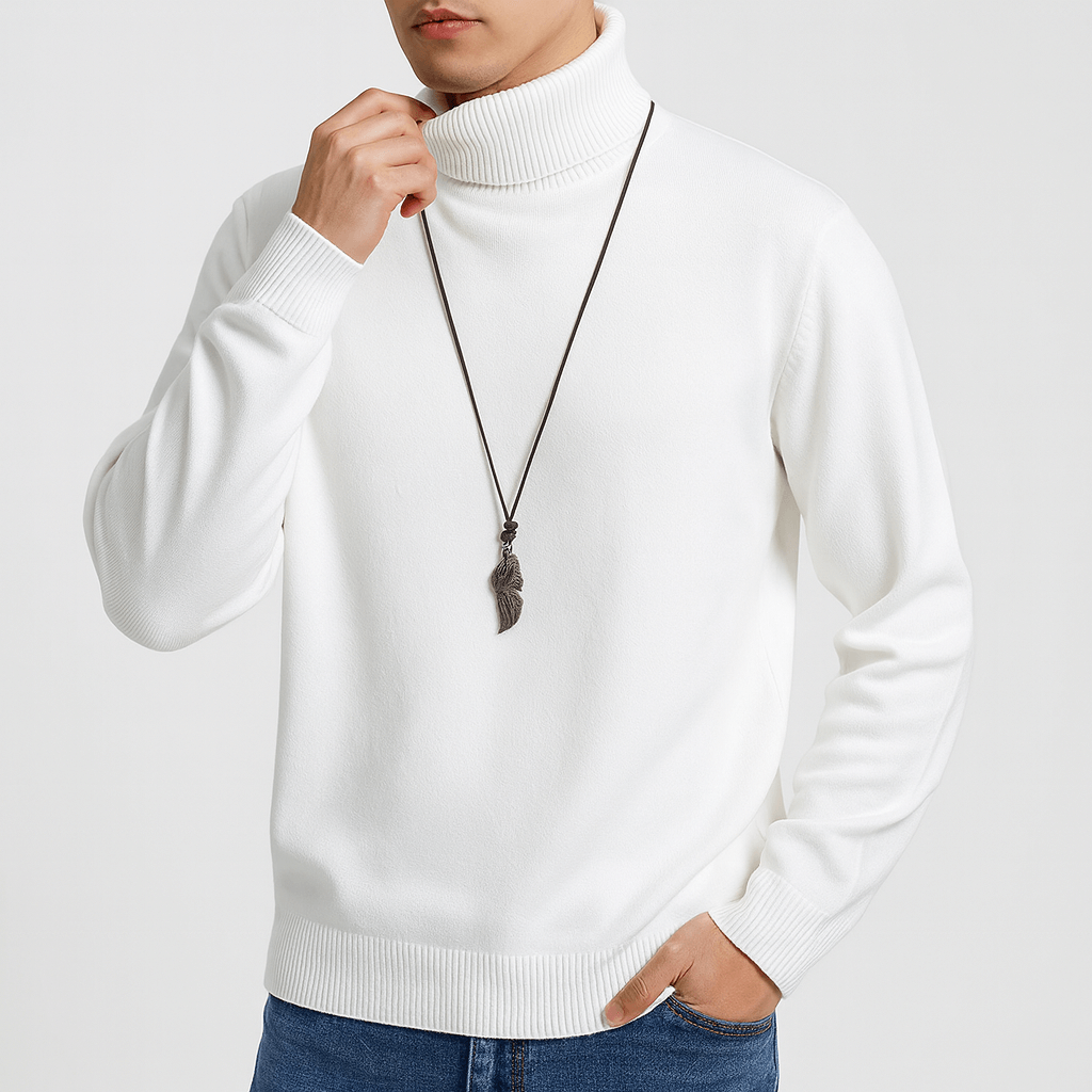 Turtleneck Knit Sweater
