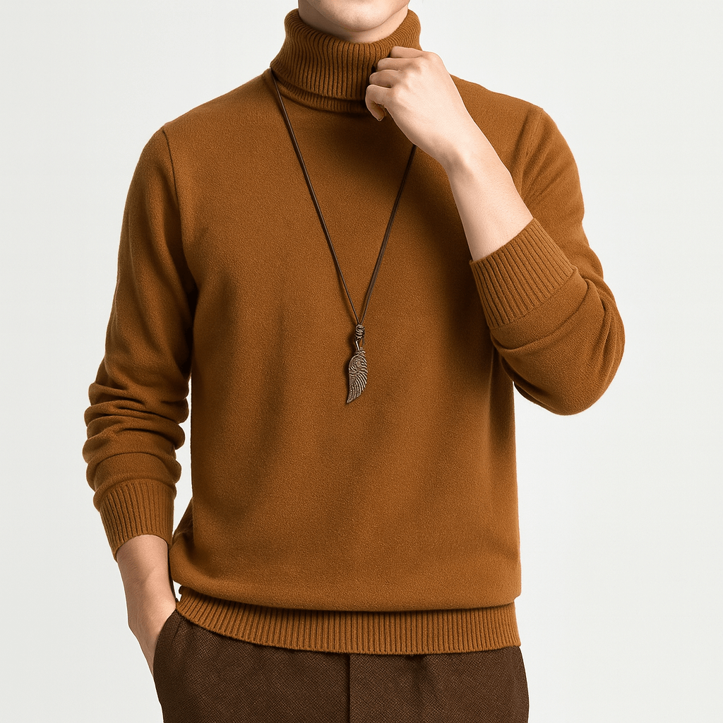 Turtleneck Knit Sweater