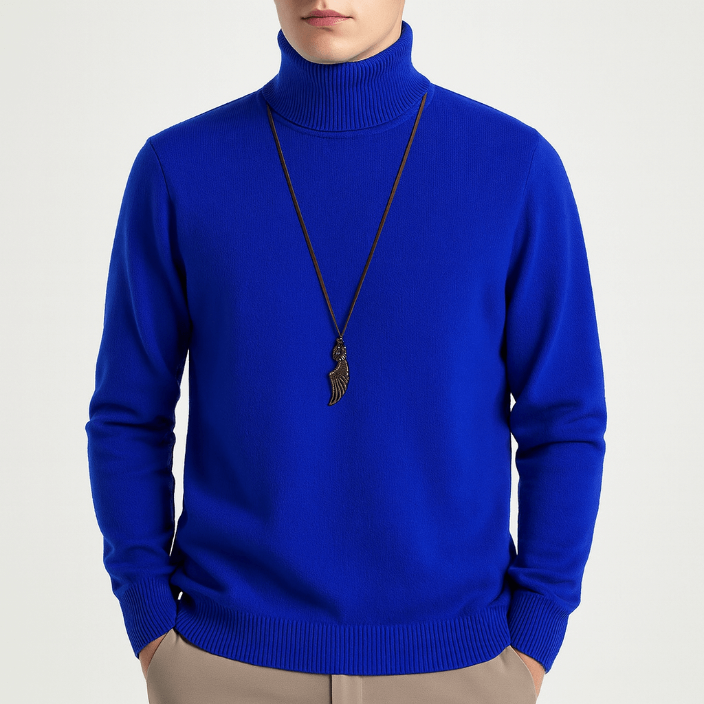 Turtleneck Knit Sweater