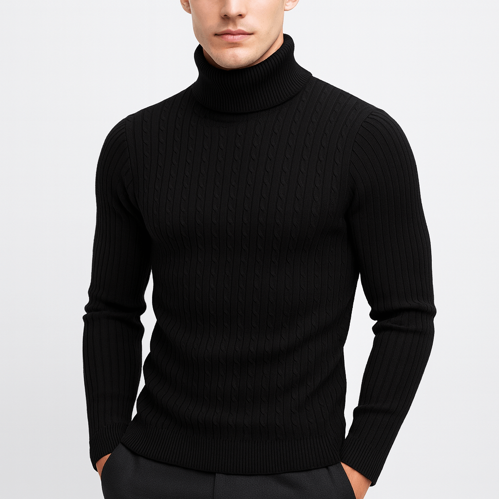 Turtleneck Wool Sweater
