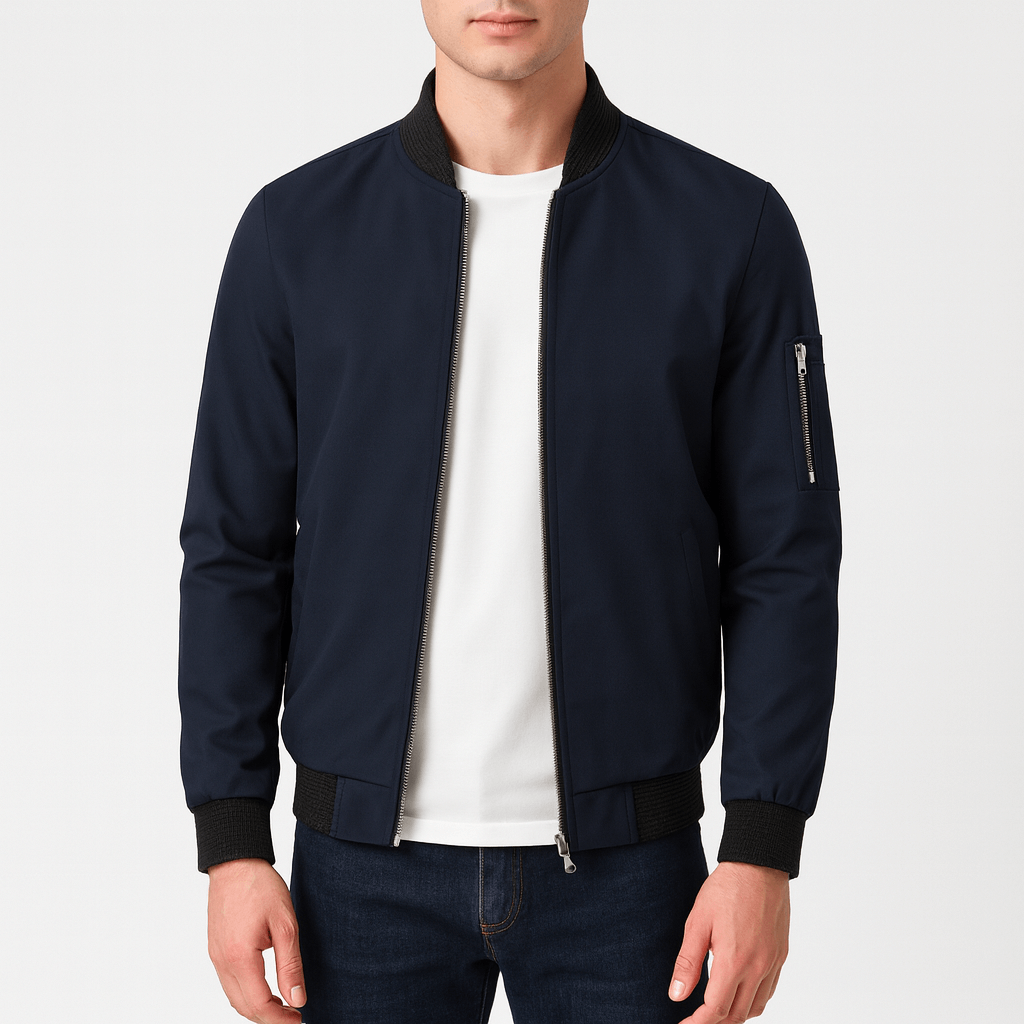 Water-Resistant Bomber Jacket