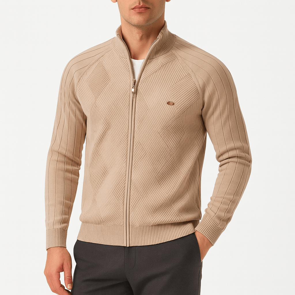 Wool Blend Knitted Jacket