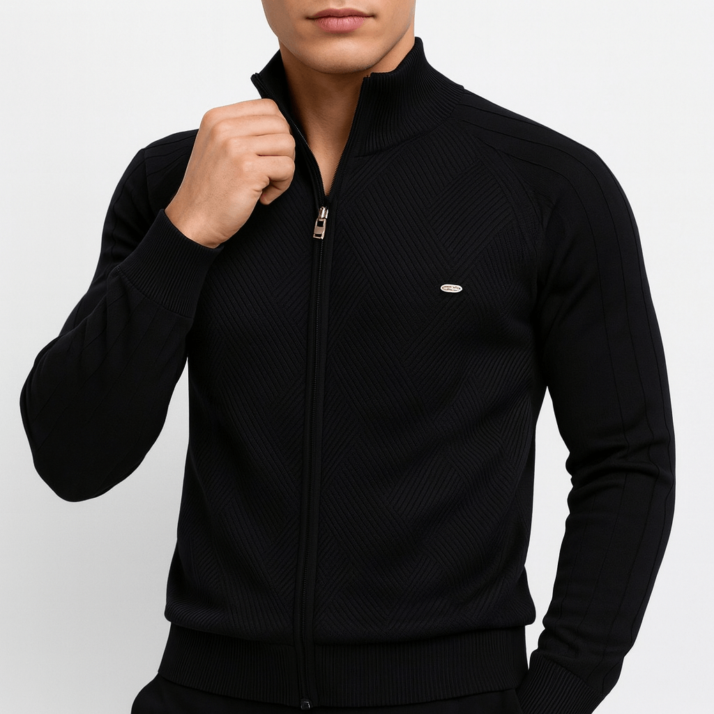 Wool Blend Knitted Jacket