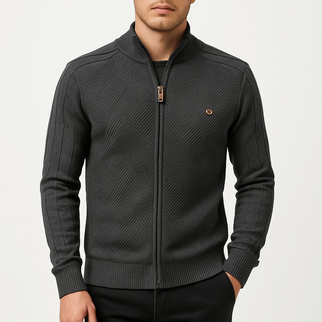 Wool Blend Knitted Jacket