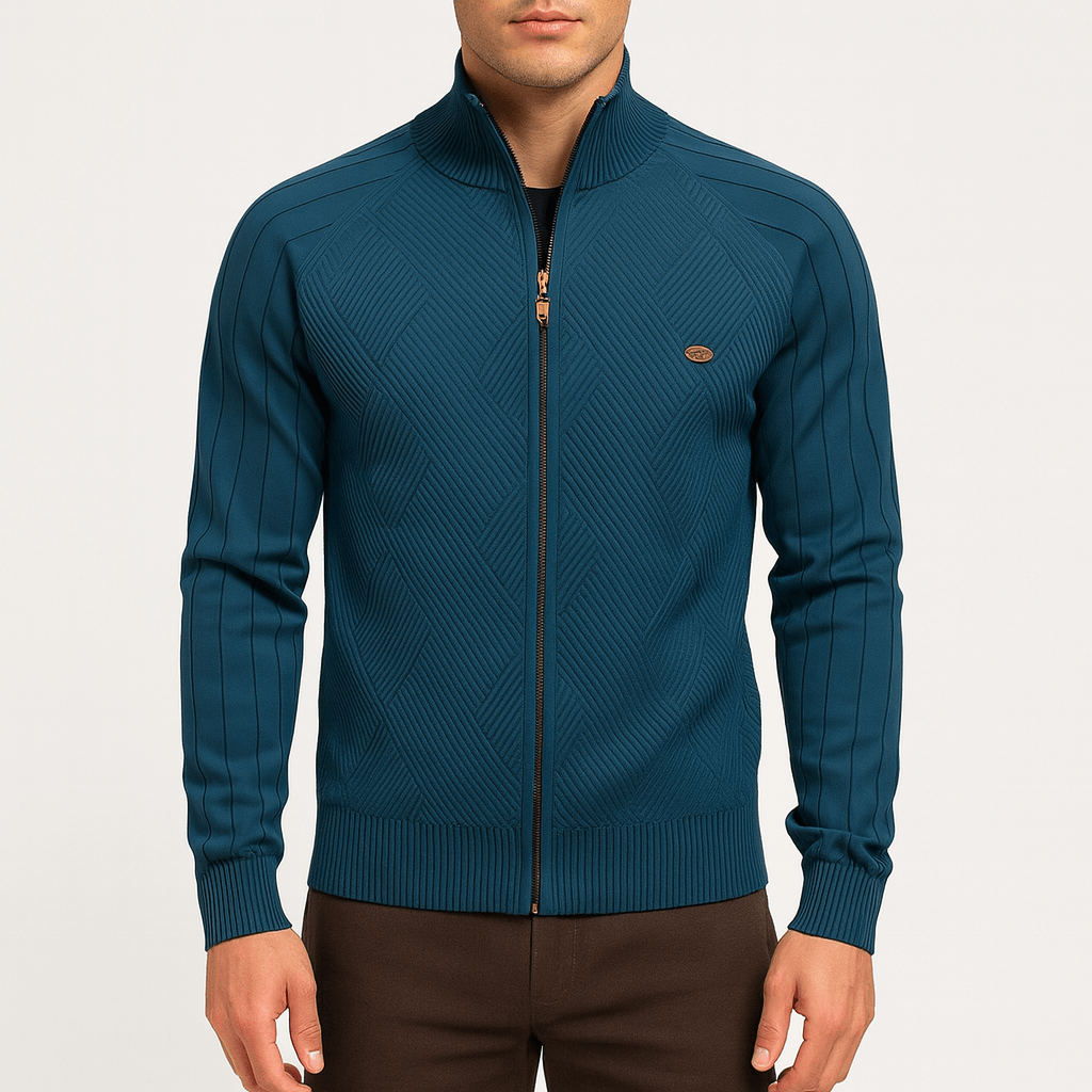 Wool Blend Knitted Jacket