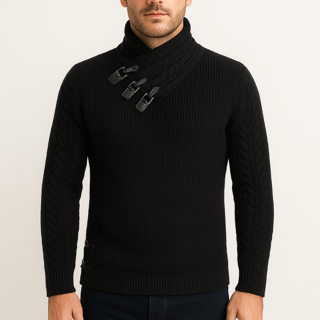Wool Blend Pullover Sweater