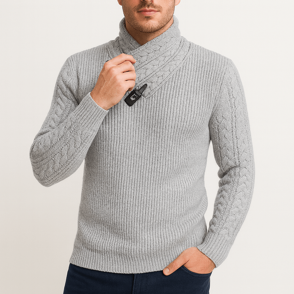 Wool Blend Pullover Sweater