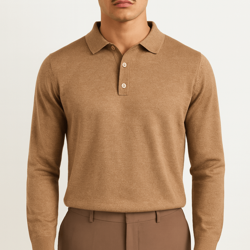 Wool Polo Sweater