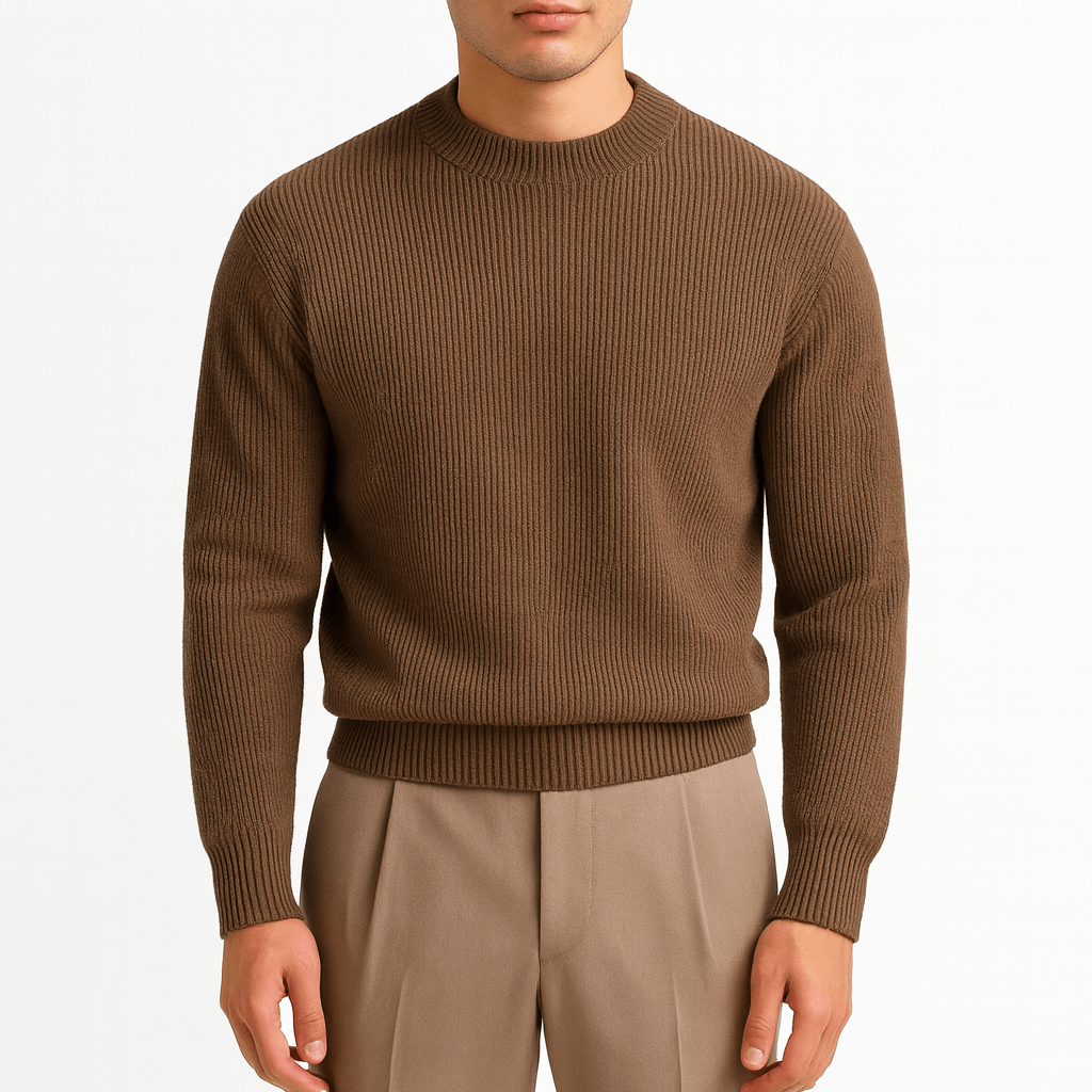 Wool Ribbed Sweater