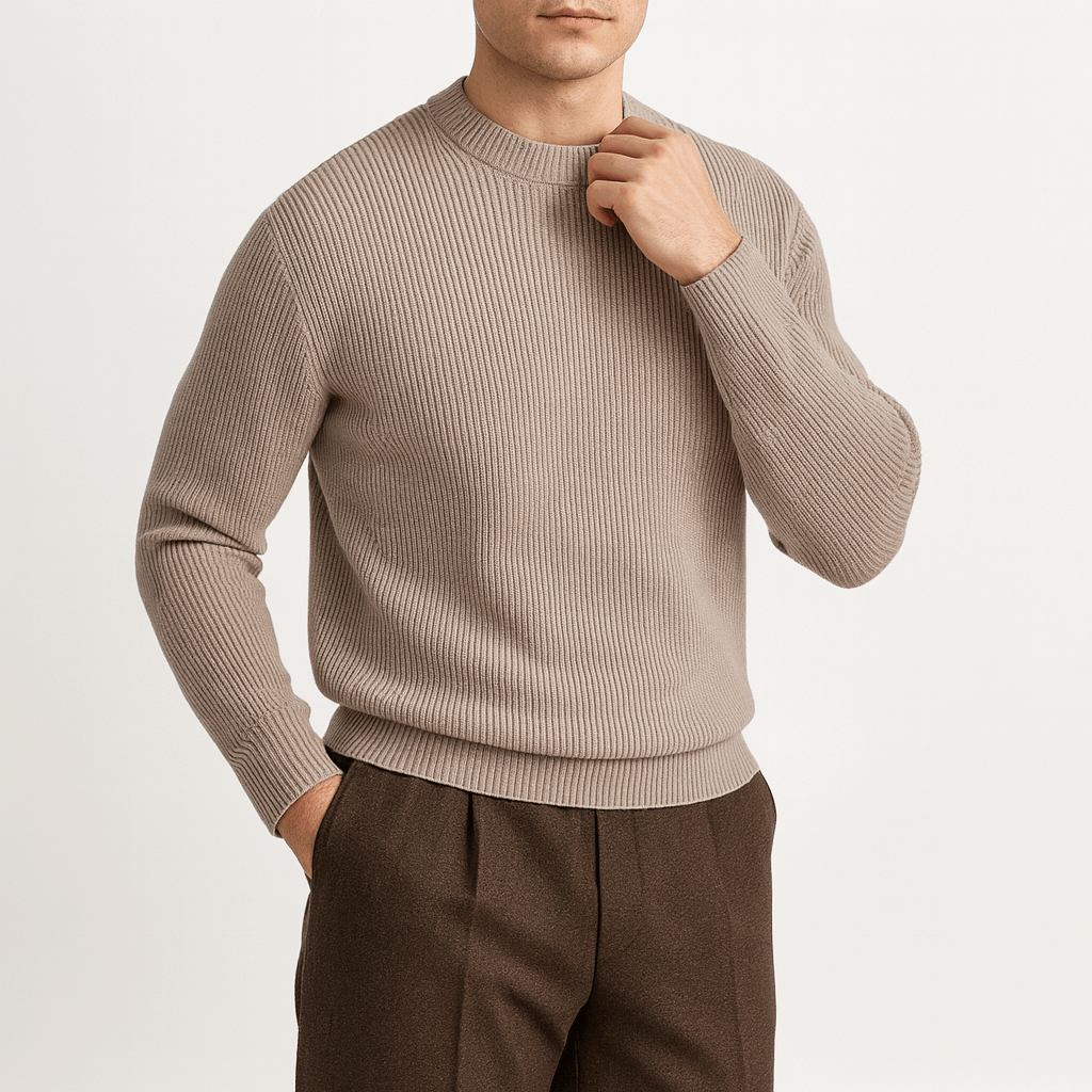 Wool Ribbed Sweater