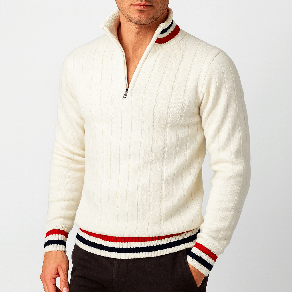 Wool Zip Sweater