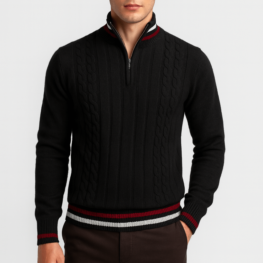 Wool Zip Sweater