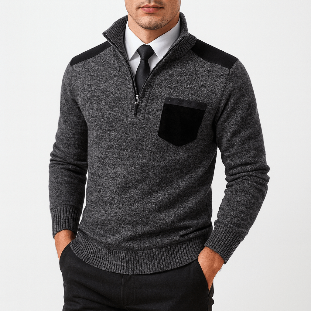 Wool Zip Sweater
