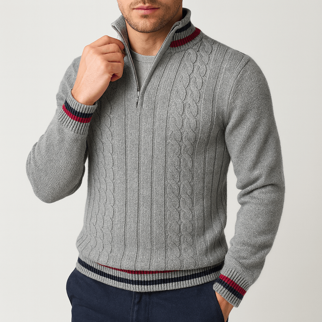 Wool Zip Sweater